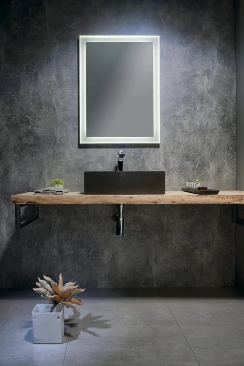 FLUT Lustro z podświetleniem LED 60x80cm, białe #5