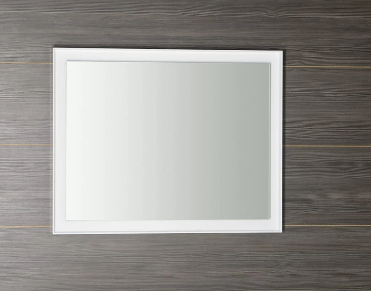 FLUT Lustro z podświetleniem LED 90x70cm, białe #3