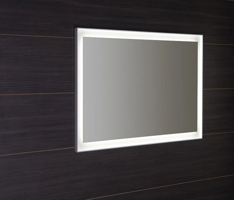 FLUT Lustro z podświetleniem LED 100x70cm, białe #3