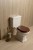 RETRO misa do kompaktu WC 38,5x72cm, odpływ poziomy, biały #4