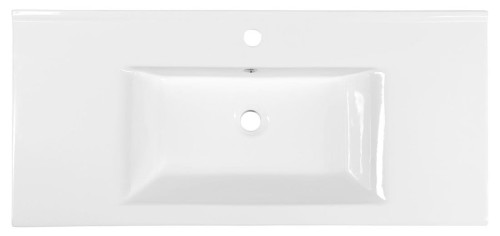 ZUNO 100 umywalka meblowa 100x45cm, biała #2