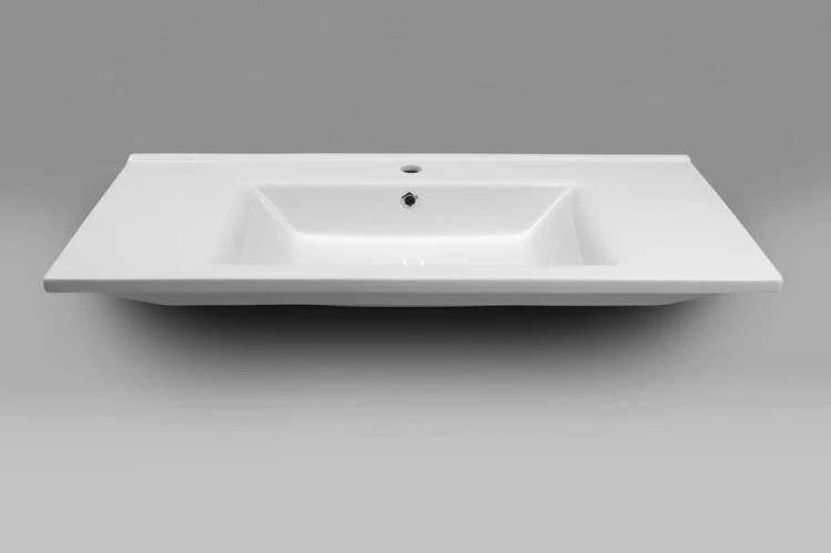 ZUNO 100 umywalka meblowa 100x45cm, biała #3