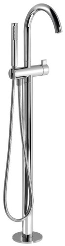 Bateria wannowa wolnostojąca, chrom