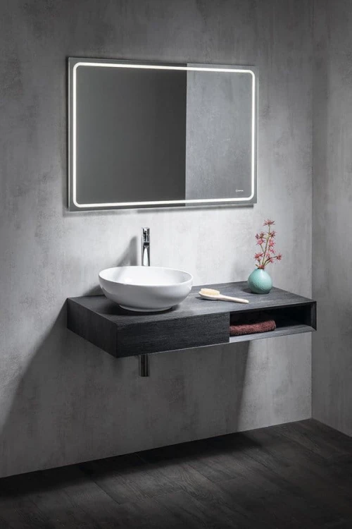 RONDANE umywalka ceramiczna nablatowa, średnica 41cm, biały #4