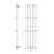 Rysunek techniczny - COLONNA grzejnik 450x1800mm, biały