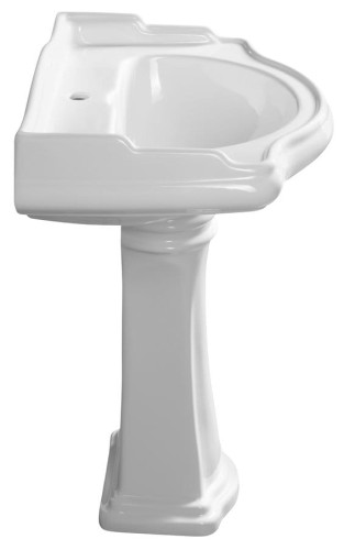 RETRO uniwersalny ceramiczny postument do umywalek 56,69,73cm, biały #2