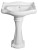 RETRO uniwersalny ceramiczny postument do umywalek 56,69,73cm, biały #3