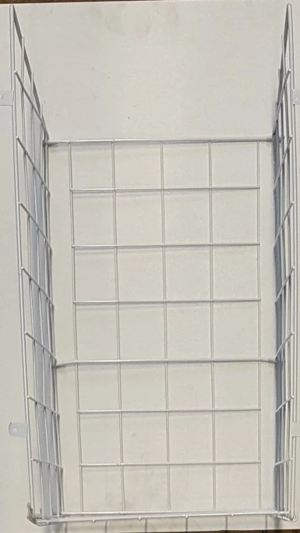 Druciany kosz na bieliznę, 410x490x290mm, chrom