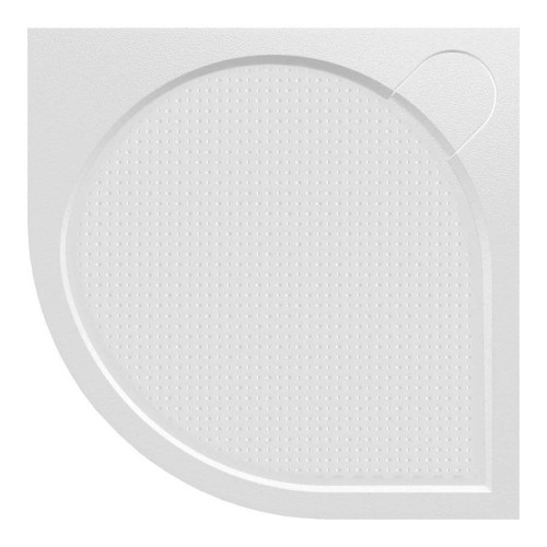 ARCA brodzik prysznicowy kompozytowy, półokrągły 80x80cm, R550