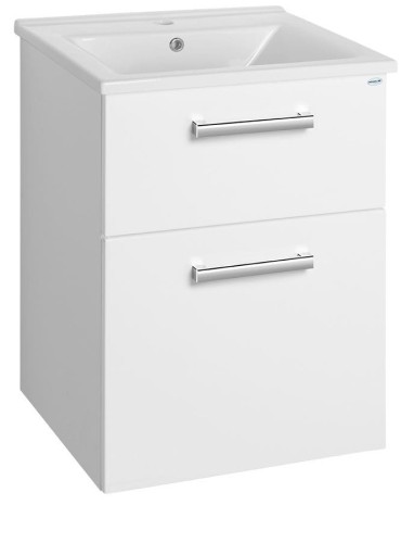 VEGA szafka umywalkowa 51,5x72,6x43,6cm, 2 szuflady, biała