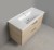 VEGA szafka umywalkowa 97x60x43,8cm, 2 szuflady, dąb platin #3