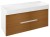 MEDIENA szafka umywalkowa 117x51x48,5cm, biały mat/dąb natural