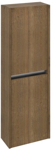 NIRONA szafka wysoka 40x140x20cm, 2 drzwiczki, lewe/prawe, dąb Sherwood