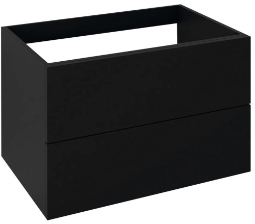 TREOS szafka z szufladami 75x53x50,5cm, czarny mat