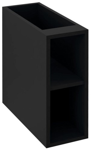 TREOS szafka wisząca dolna 20x53x50,5cm, czarny mat