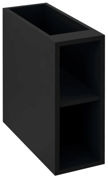TREOS szafka wisząca dolna 20x53x50,5cm, czarny mat