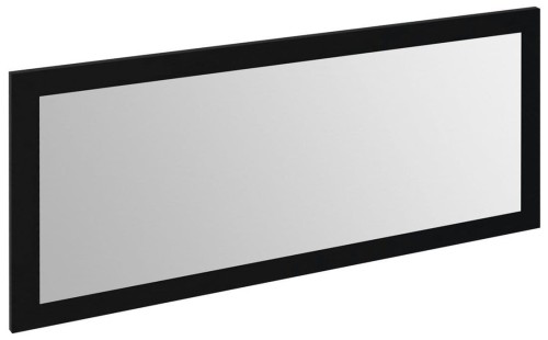 TREOS lustro w ramie 110x50cm, czarny mat