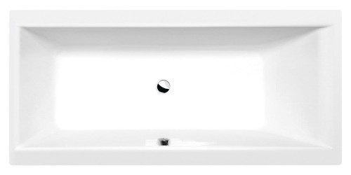 CLEO wanna prostokątna 160x75x48cm, biały