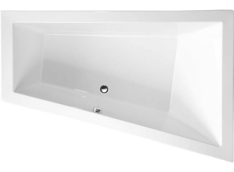 TRIANGL R SLIM wanna asymetryczna 180x120x50cm, biała #3