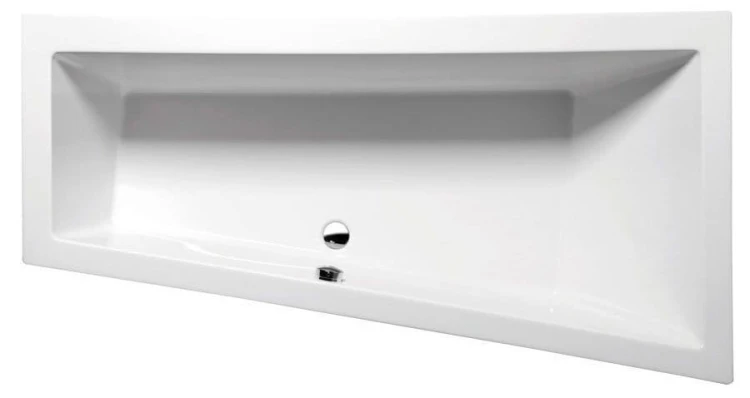 ANDRA R SLIM wanna asymetryczna 170x90x45cm, biała #3