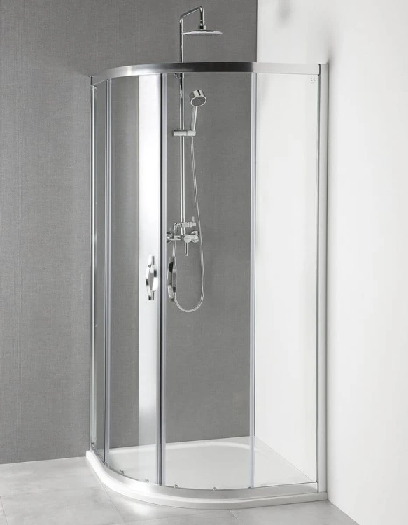 PROMOCJA kabina prysznicowa półokrągła 900x900x1900mm, szkło czyste