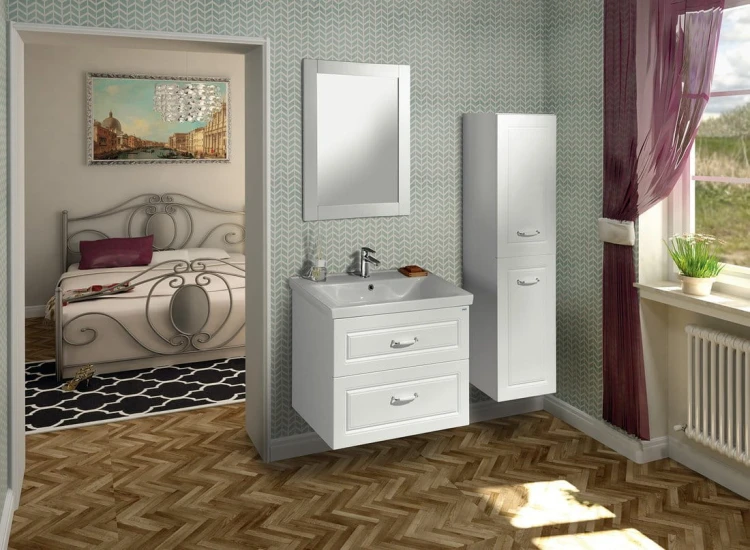 FAVOLO szafka umywalkowa 61,5x72,5x44cm, biały mat #2