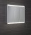BATU szafka z lustrem 80x71x15cm, 2x oświetlenie LED, biały połysk #5