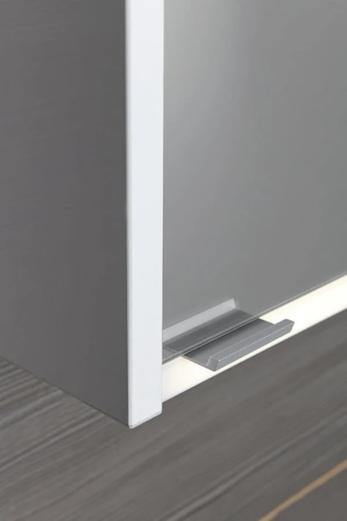 BATU szafka z lustrem 80x71x15cm, 2x oświetlenie LED, biały połysk #7