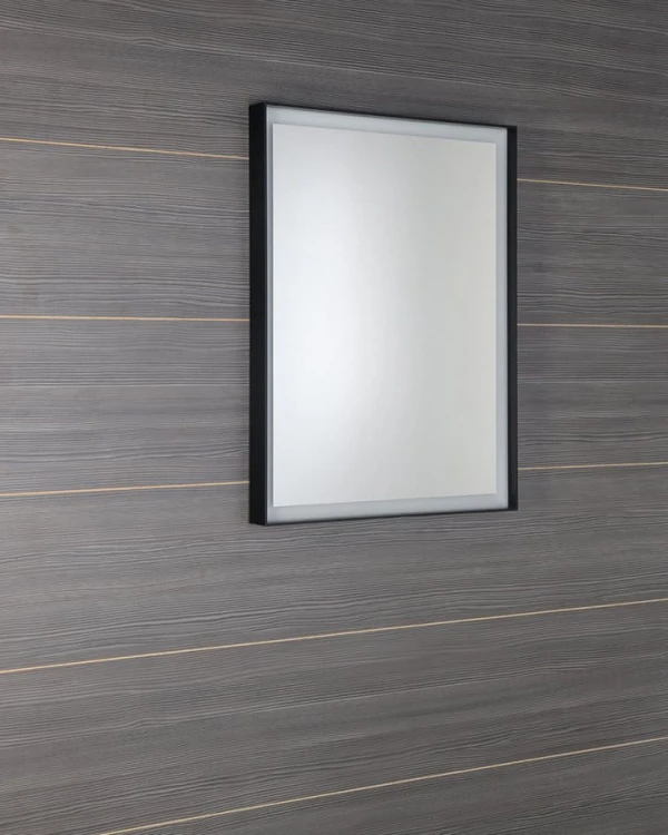 SORT lustro z oświetleniem LED 60x80cm, czarny mat #3