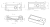 Rysunek techniczny - BLOK umywalka kamienna 38x14cm, bateria z prawej strony, antracyt