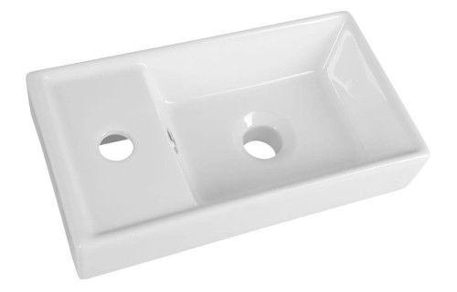 Umywalka ceramiczna meblowa, 40x22cm, biały
