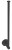 SAMBA wieszak na papier toaletowy rezerwowy, czarny