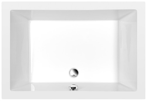DEEP brodzik prysznicowy ze stelażem, 110x75x26cm, biały