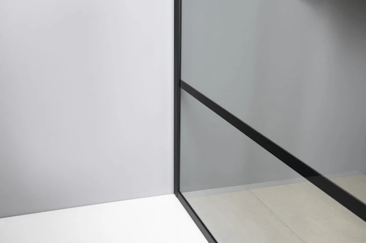 CURE BLACK walk-in, 1000 mm, szkło czyste #5