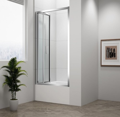DEEP drzwi prysznicowe składane 1000x1650mm, szkło czyste #2