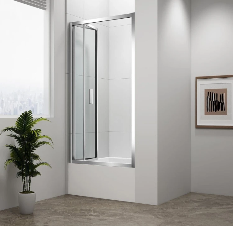 DEEP drzwi prysznicowe składane 1000x1650mm, szkło czyste #2