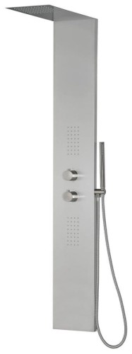GRACE panel prysznicowy 220x1450mm, stal nierdzewna mat