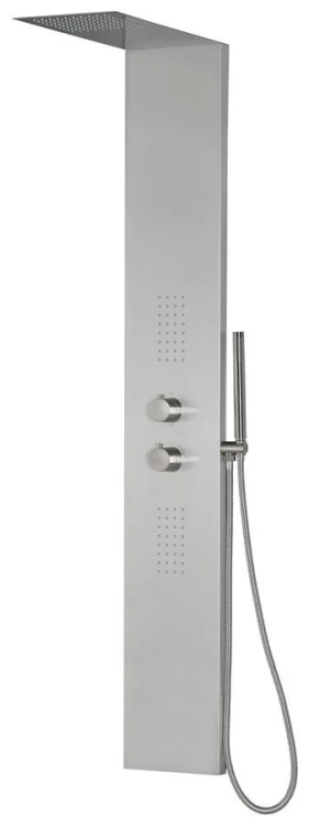GRACE panel prysznicowy 220x1450mm, stal nierdzewna mat