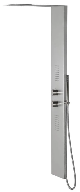 GRACE panel prysznicowy 220x1450mm, stal nierdzewna mat #4