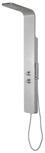 PRESTIGE panel prysznicowy z baterią termostatyczną 200x1400mm, stal nierdzewna mat