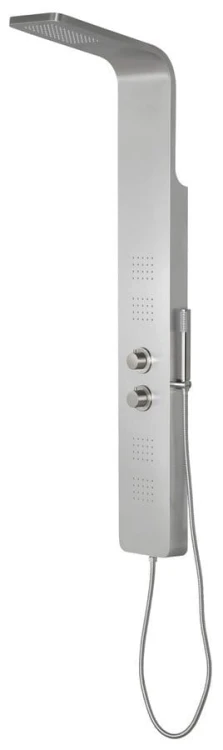 PRESTIGE panel prysznicowy z baterią termostatyczną 200x1400mm, stal nierdzewna mat