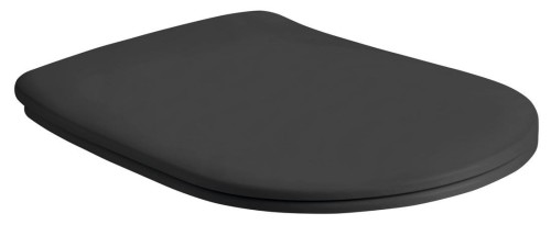 NOLITA deska WC, SLIM, Soft Close, czarny mat