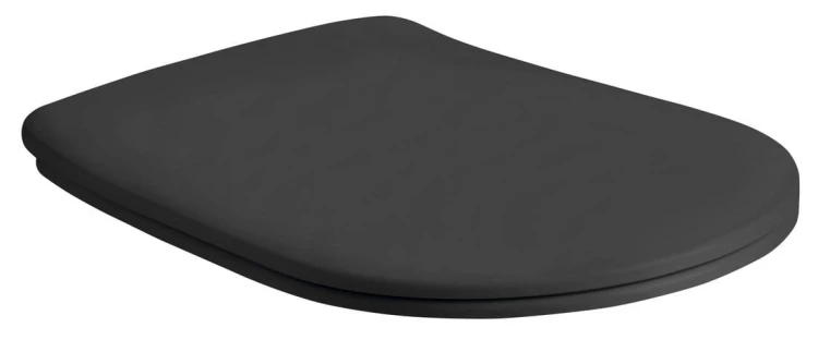 NOLITA deska WC, SLIM, Soft Close, czarny mat