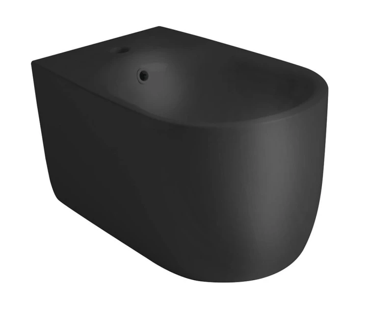 NOLITA bidet wiszący 35x55cm, czarny mat