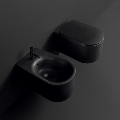 NOLITA bidet wiszący 35x55cm, czarny mat #2