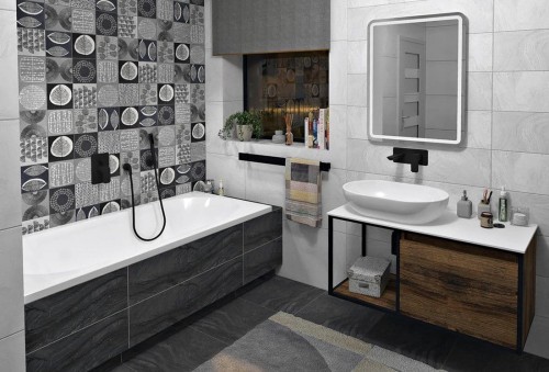 SKARA blat Rockstone 100,5x1,2x47cm, biały mat #2