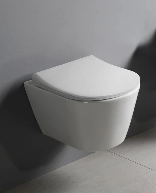 AVVA CLEANWASH WC wiszące z funkcją bidetu, Rimless, 35,5x53cm, biały #4