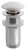 Korek umywalkowy 5/4“, klik-klak, grzybek ceramiczny, 10-50mm, biały