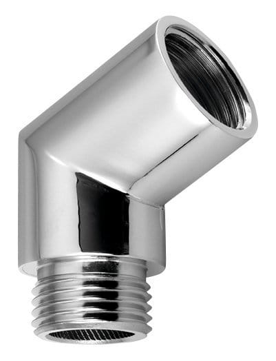 Kolanko prysznicowe między głowicą a wężem 1/2", mosiądz/chrom