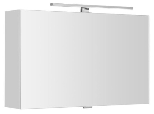 CLOE szafka z lustrem z oświetleniem LED, 80x50x18cm, biała